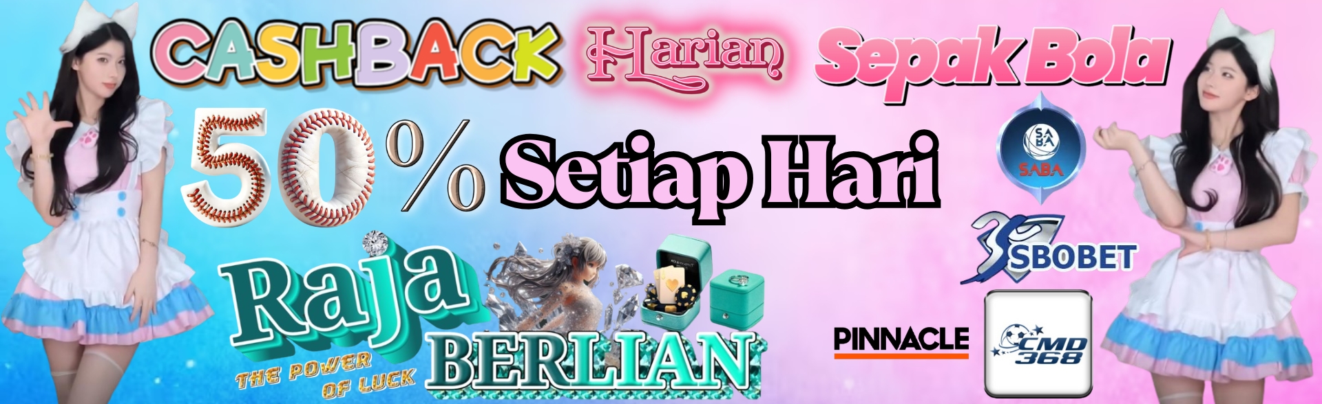 Rajaberlian Cashback Harian Sepakbola 50%