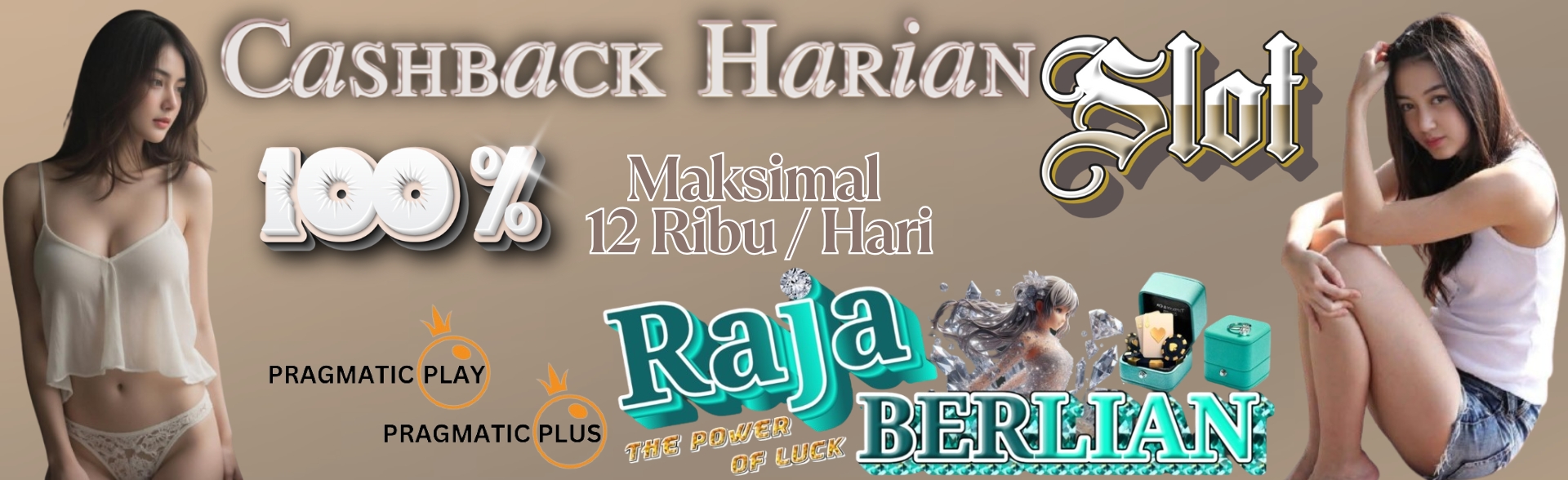 Rajaberlian CashBack Harian 100%