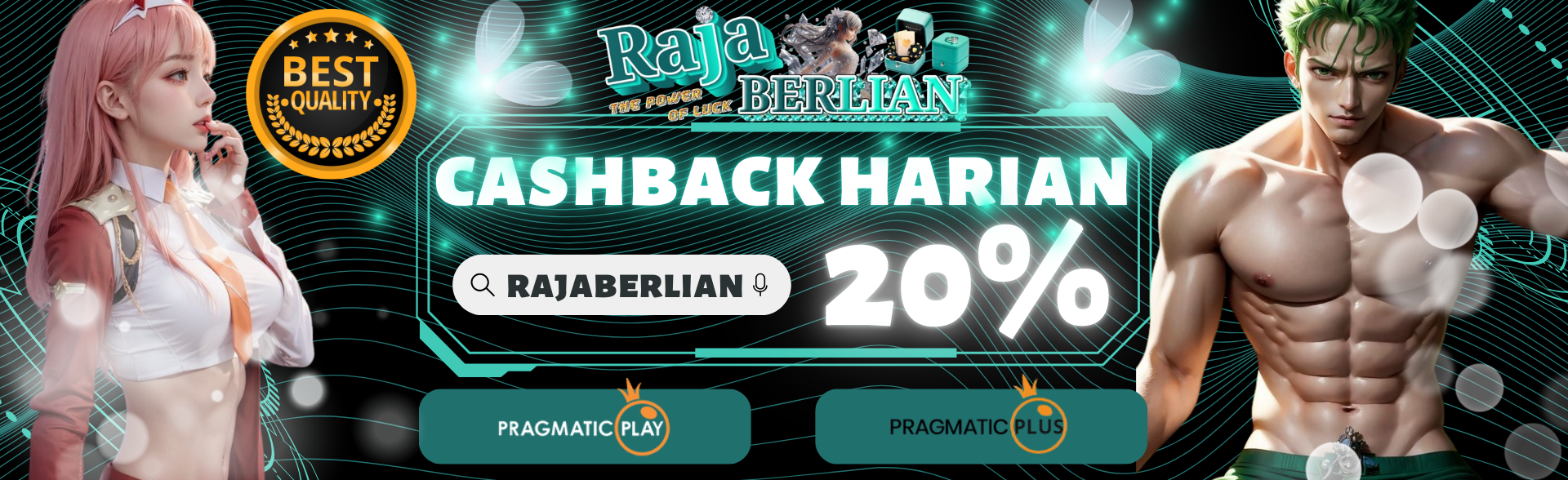 CashBack Harian 20%